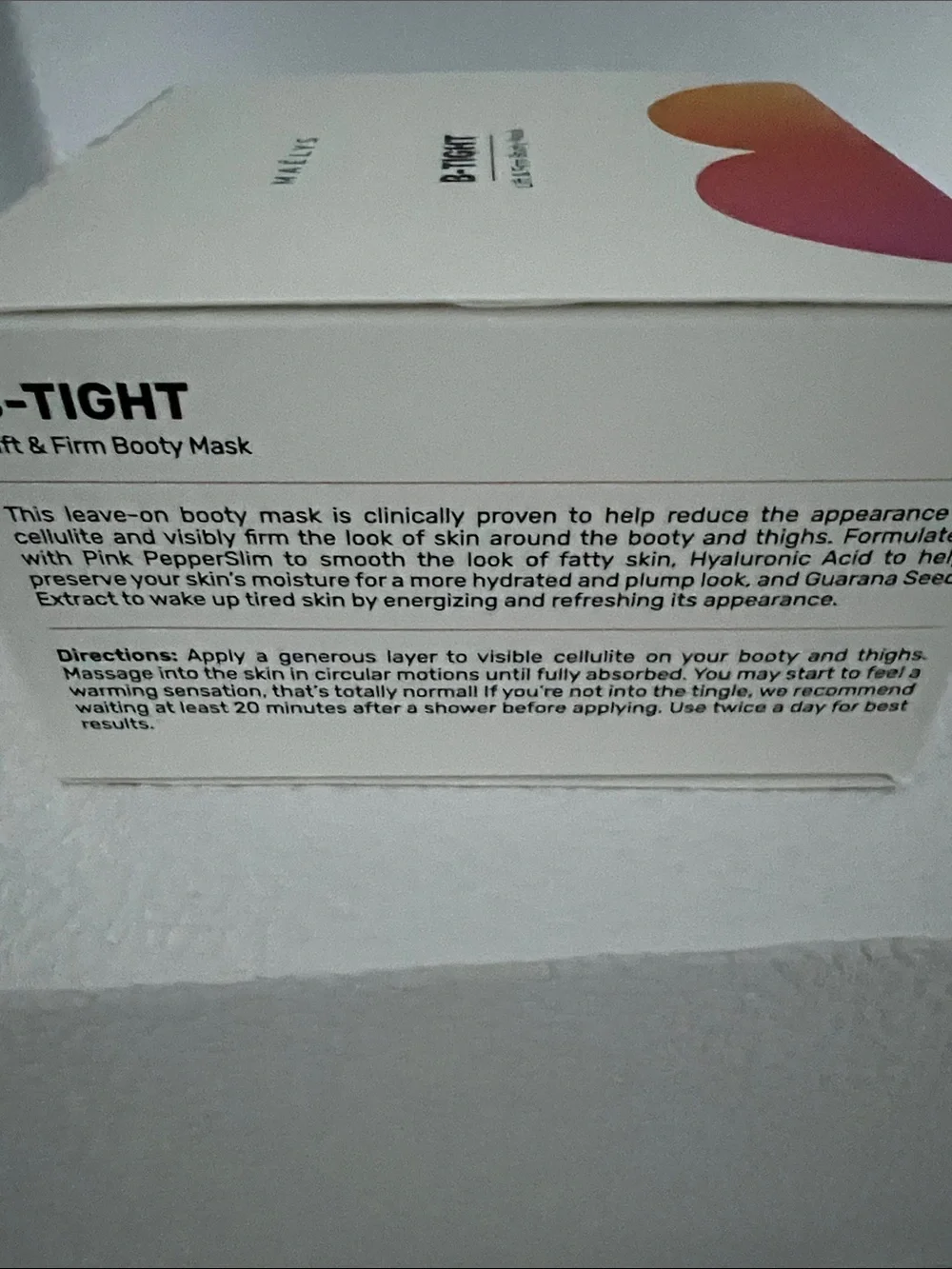 MAELYS B-TIGHT Lift & Firm Booty Mask - 100 ml